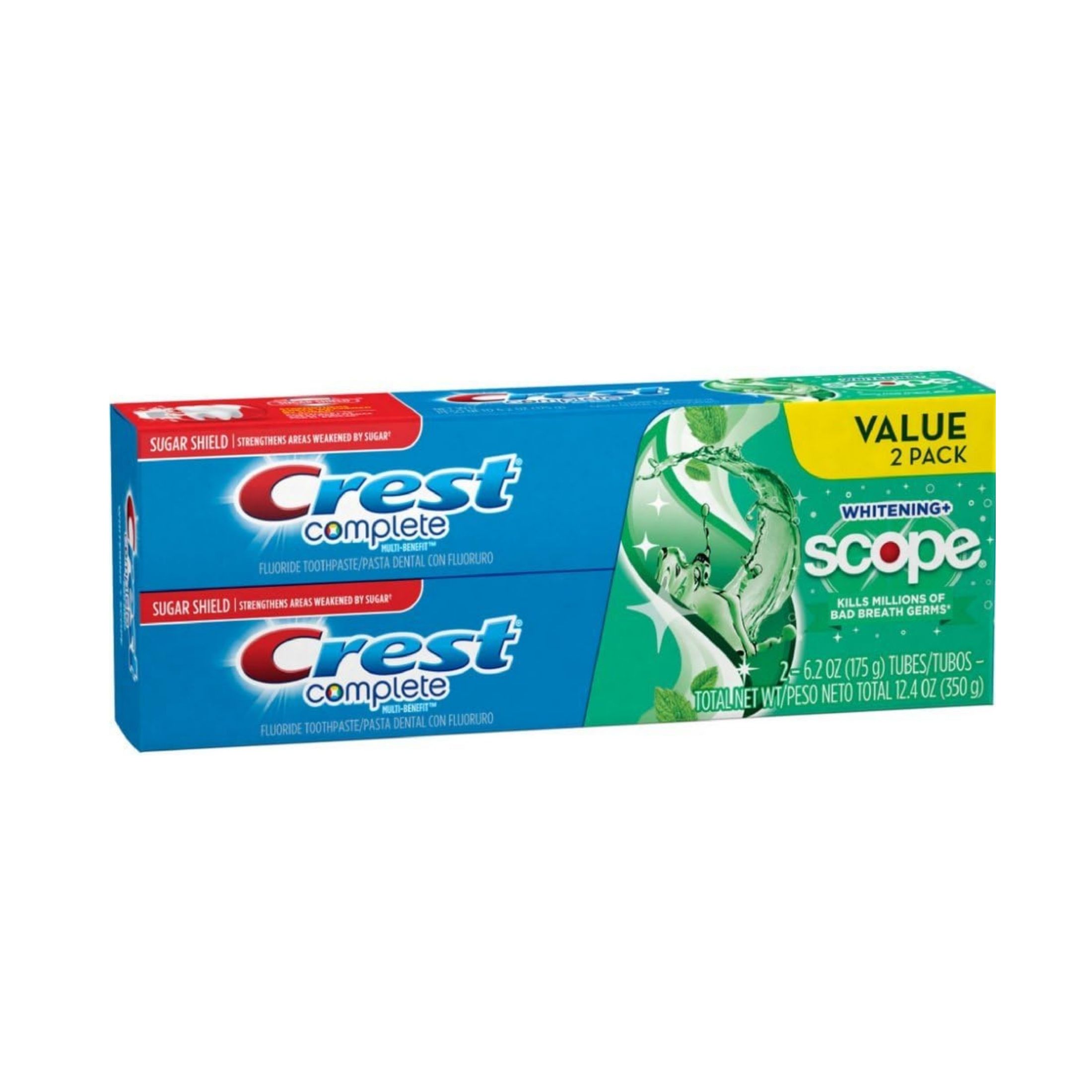 Crest Complete Toothpaste Whitening Plus Scope Minty Fresh Striped