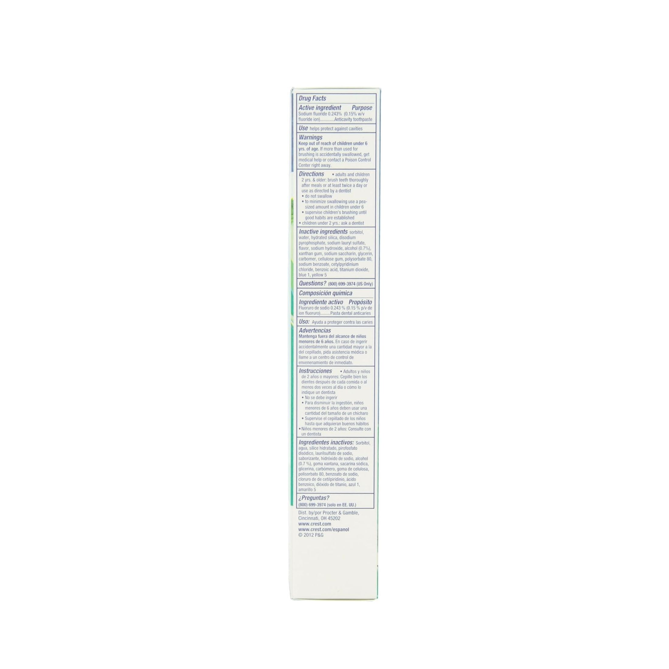Crest Complete Toothpaste Whitening Plus Scope Minty Fresh Striped