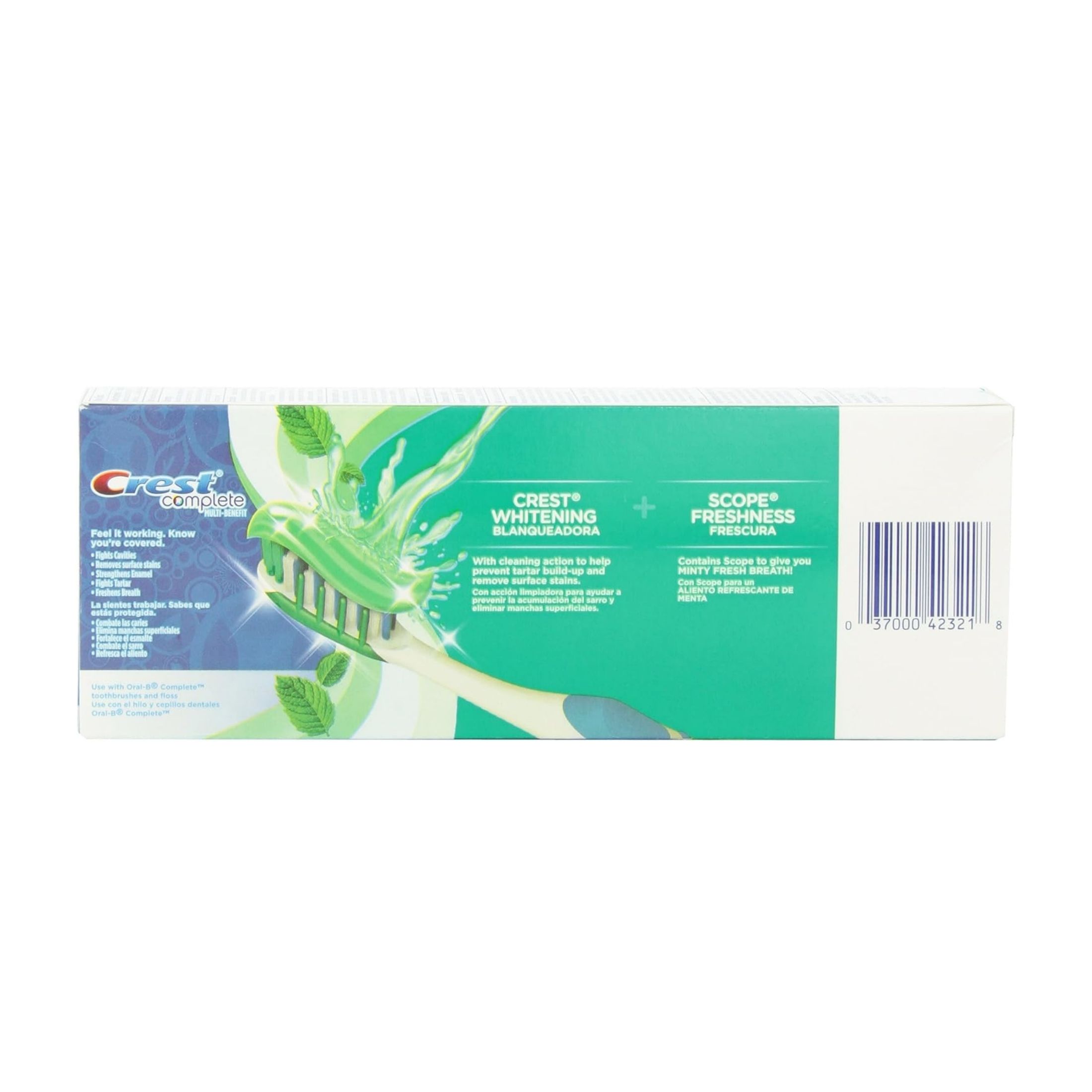 Crest Complete Toothpaste Whitening Plus Scope Minty Fresh Striped