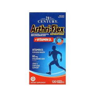 21st Century Arthri-Flex Advantage + Vitamin D3- 120-180 Tablets