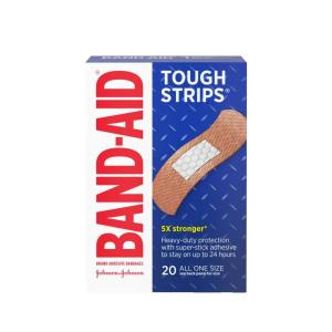 Band-Aid Brand Adhesive Bandages Tough Strips All One Size