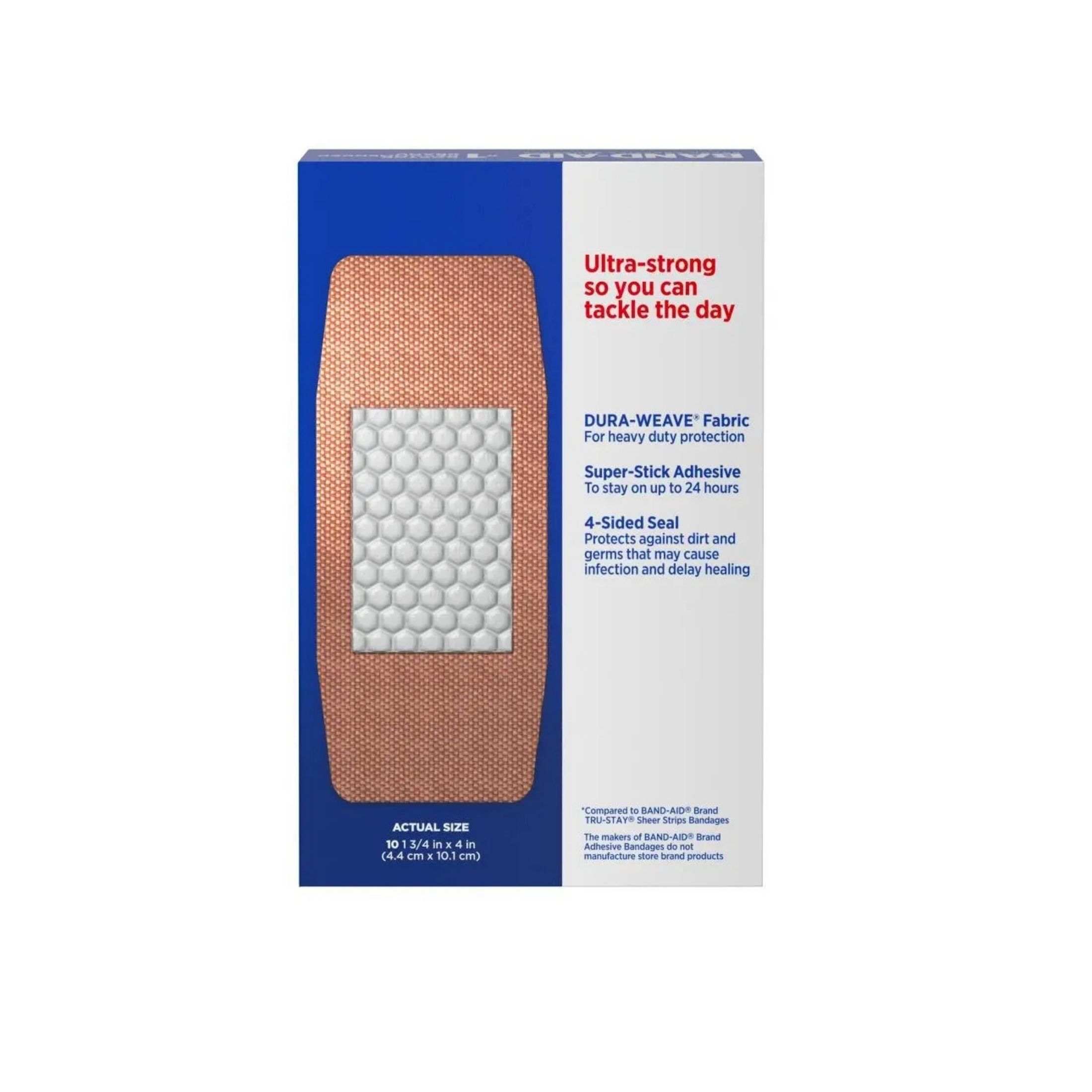 Band-Aid Brand Adhesive Bandages Tough Strips All One Size