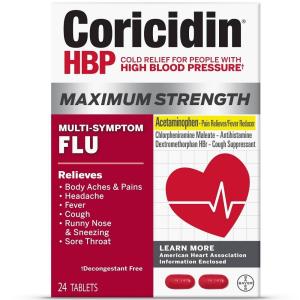 Coricidin Multi Symptom Flu, Maximum Strength, Tablets