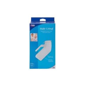 Carex Male Urinal, 32 Oz. With Cover, Single Patient Use