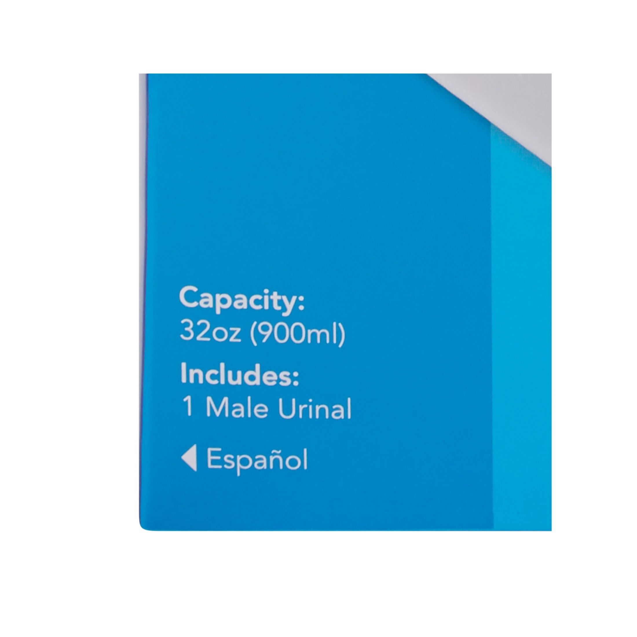 Carex Male Urinal, 32 Oz. With Cover, Single Patient Use