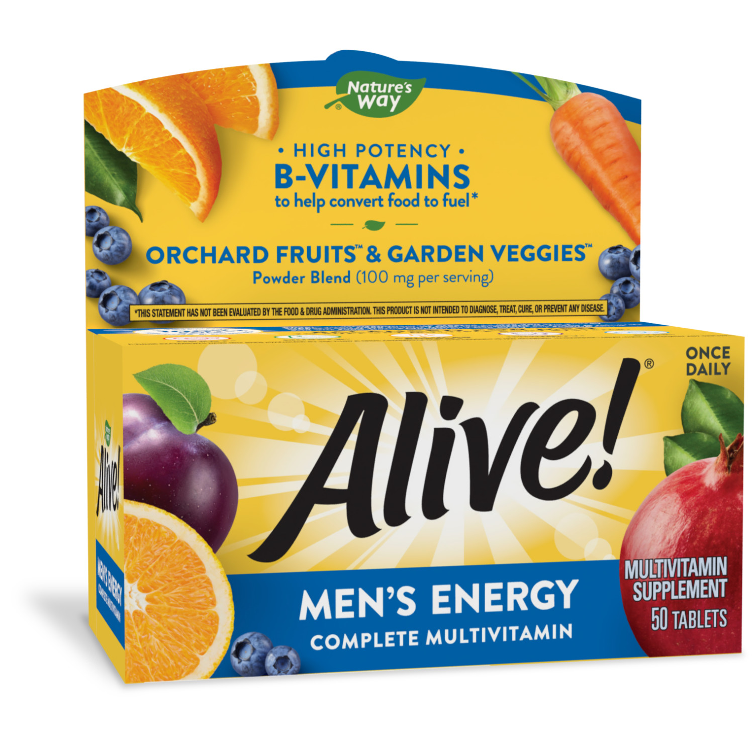 Nature's Way Alive! Complete Multi-Vitamin, Men's Energy, Tablets