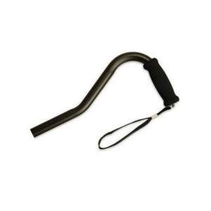 Alex Orthopedic Offset Adjustable Aluminum Cane Foam Grip Handle - Black