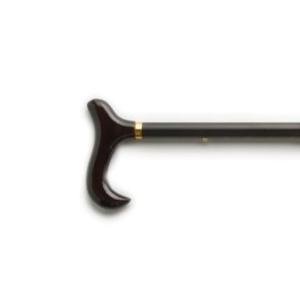 Alex Orthopedic Inc Adjustable Travel Folding Cane Slim Line With Derby Handle - Matte Black