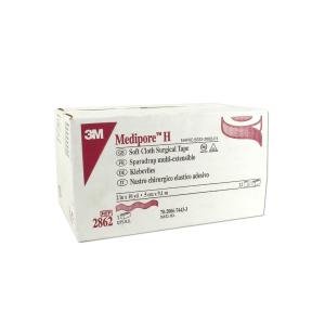 3M Medipore H Soft Cloth Medical Tape 2 X 10 Yd White