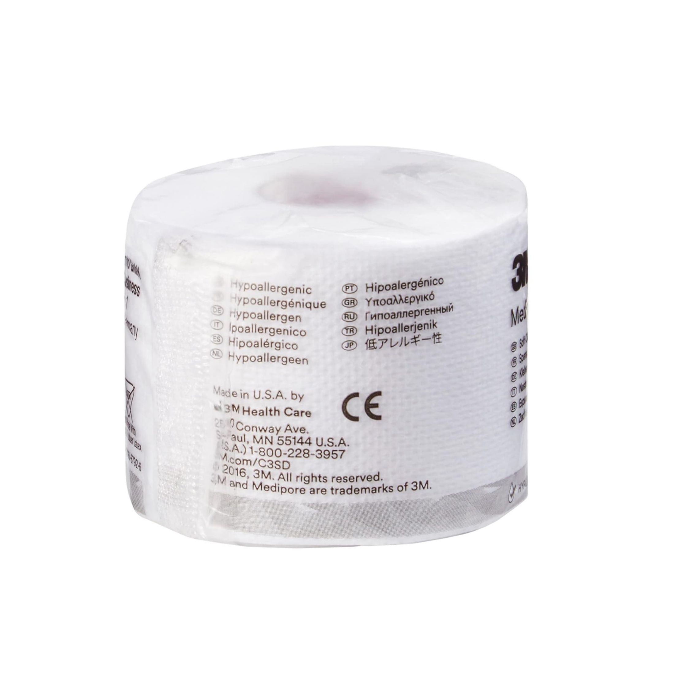 3M Medipore H Soft Cloth Medical Tape 2 X 10 Yd White
