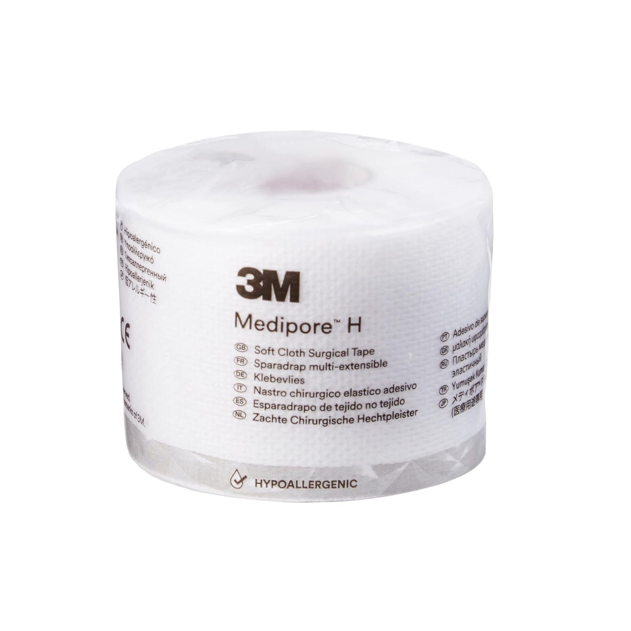 3M Medipore H Soft Cloth Medical Tape 2 X 10 Yd White