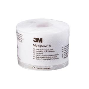 3M Medipore H Soft Cloth Medical Tape 2 X 10 Yd White