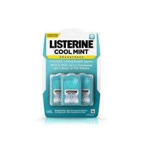 Listerine Cool Mint Pocketpaks Breath Strips 24 Strip Pack
