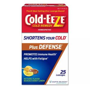 Cold Eeze Remedy Plus Defense Natural Manuka Honey Lemon Flavor Lozenges