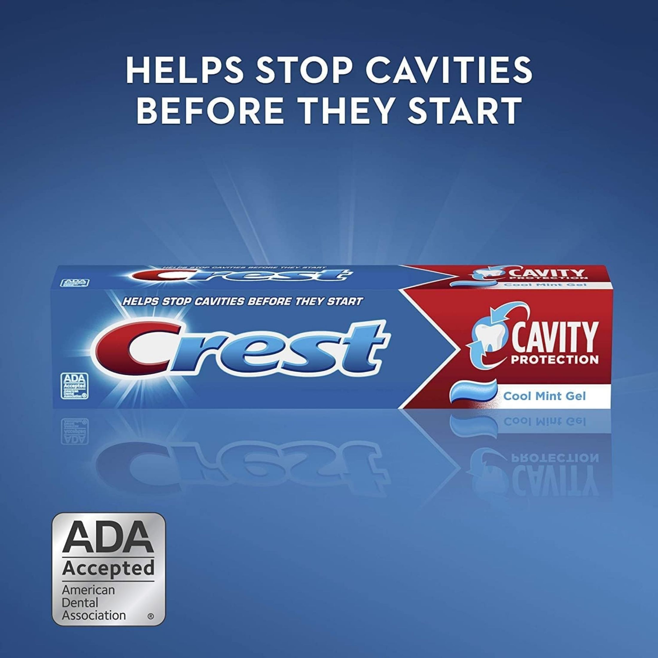 Crest Cavity Protection Toothpaste, Cool Mint Gel 5.7 Oz