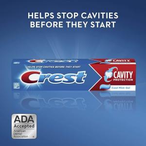 Crest Cavity Protection Toothpaste, Cool Mint Gel 5.7 Oz