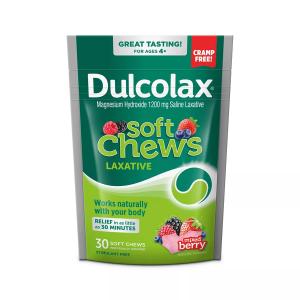 Dulcolax Saline Laxative Soft Chews Mixed Berry