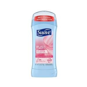 Suave 24 Hour Protection Antiperspirant Invisible Solid Deodorant - Powder, 2.6 Oz