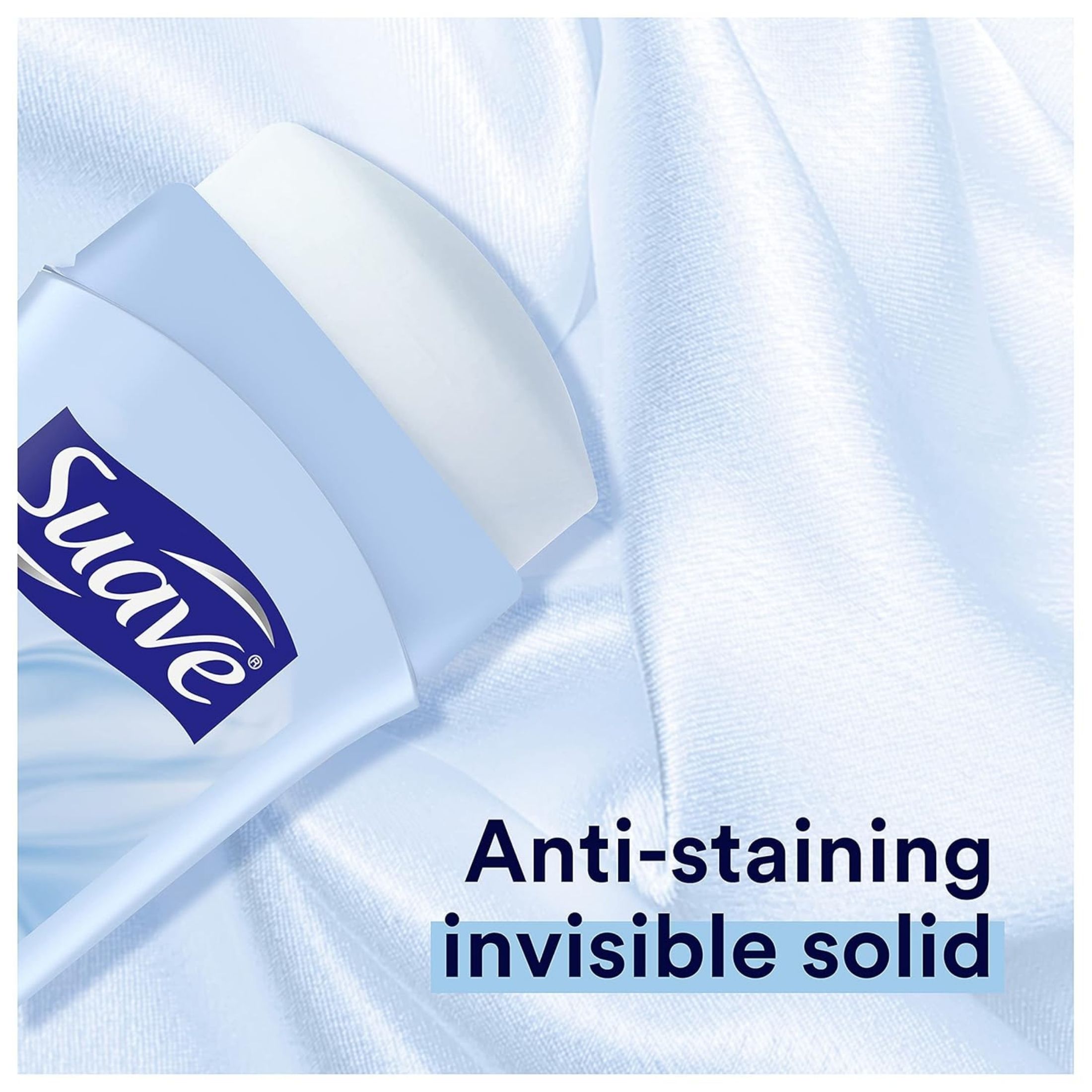 Suave Antiperspirant Deodorant, Anti Staining, Fresh, Invisible Solid 2.6 Oz