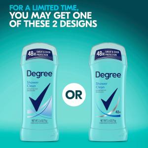 Degree Women Shower Clean Dry Protection Antiperspirant Deodorant