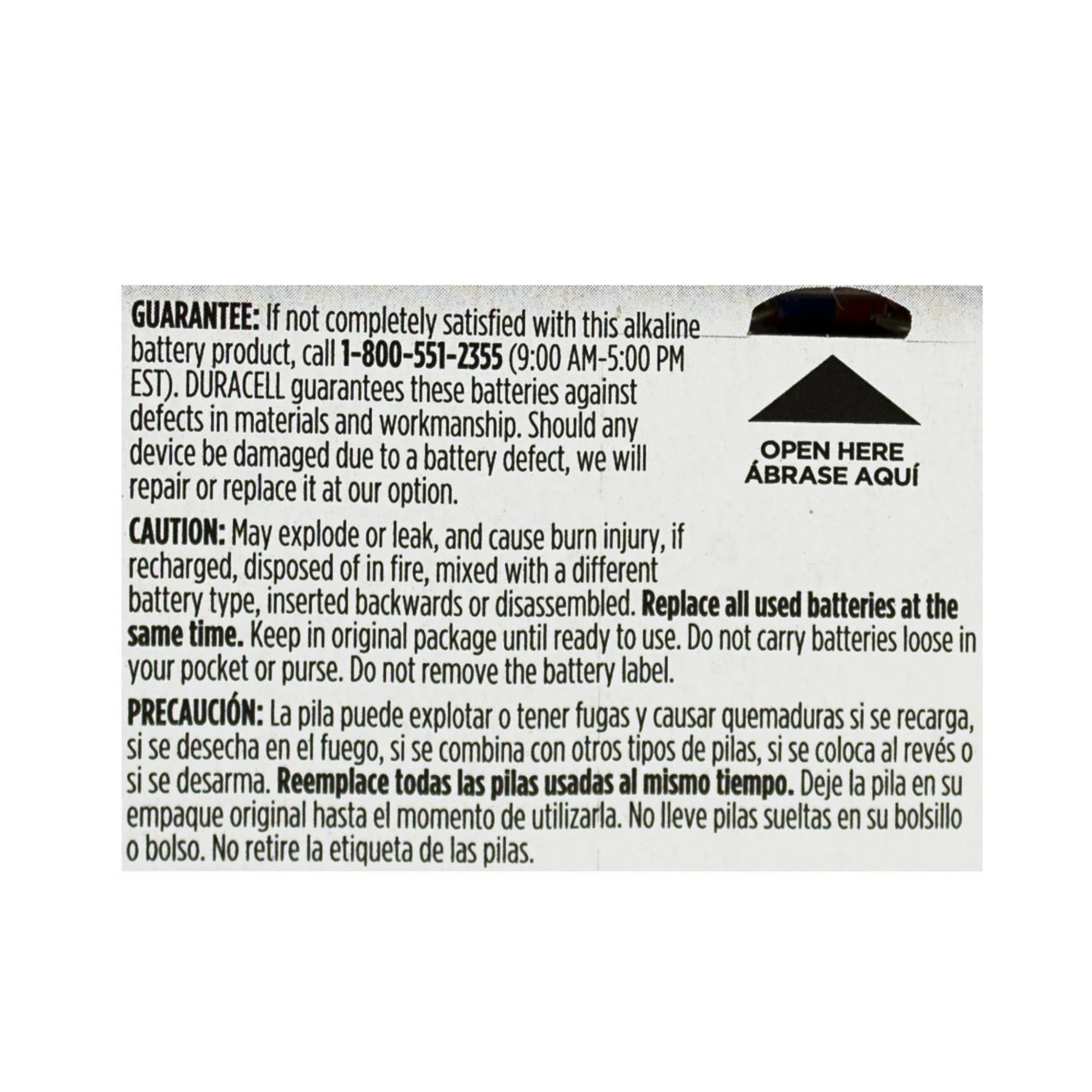 Duracell Coppertop AA Batteries - 4 Pack Alkaline Battery