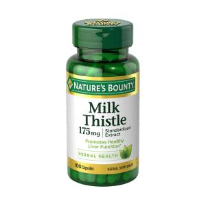 Nature's Bounty Milk Thistle Standardized Extract 175 Mg Capsules