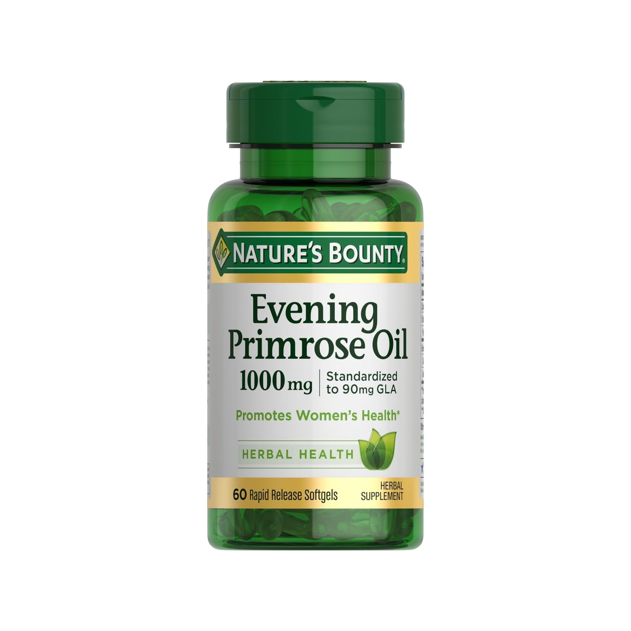 Nature's Bounty Evening Primrose Oil, 1000 Mg, Rapid Release Softgels