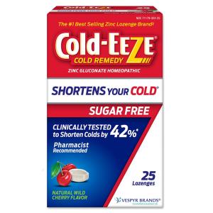 Cold Eeze Remedy, Sugar Free, Lozenges, Natural Wild Cherry Flavor