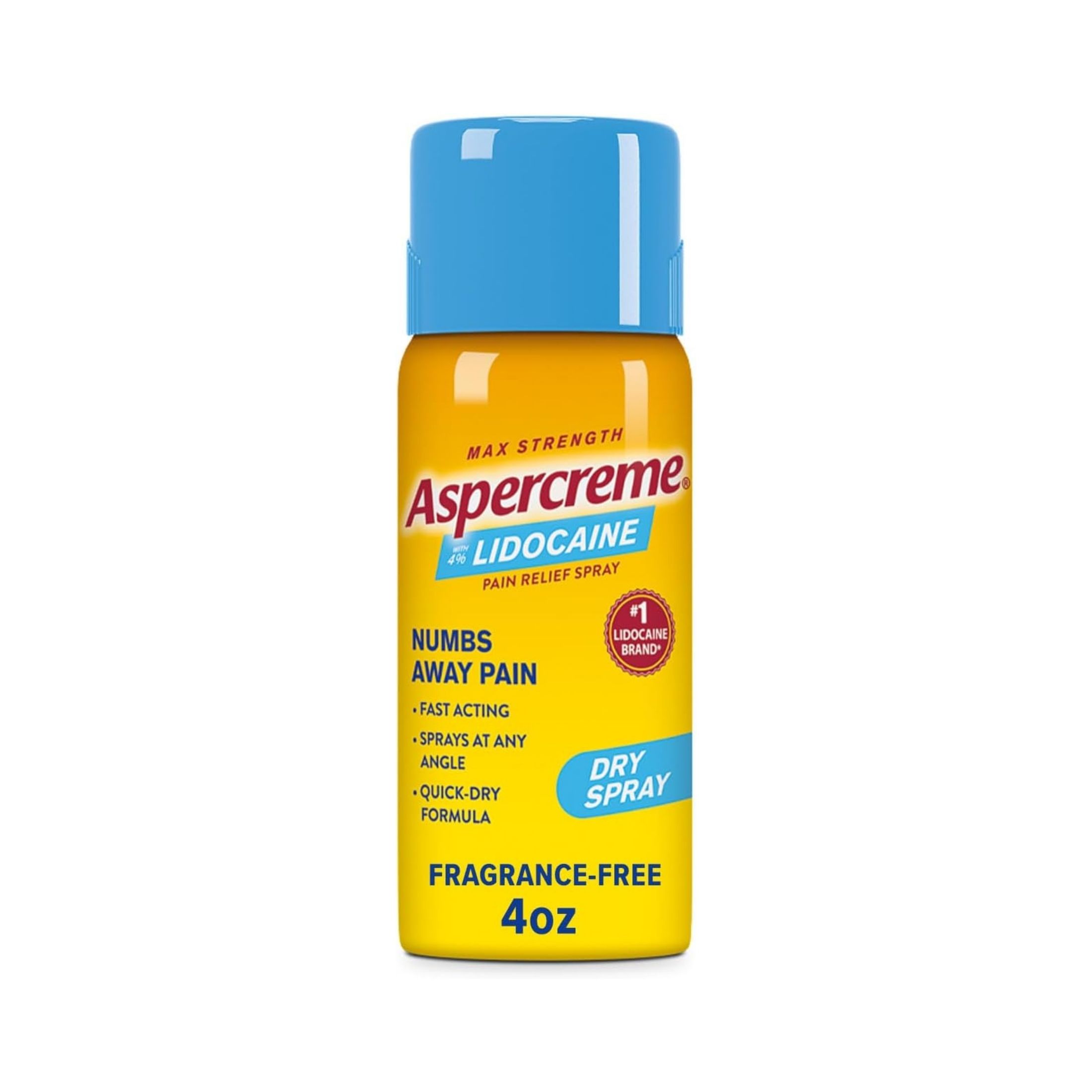 Aspercreme Lidocaine Dry Spray 4 Oz