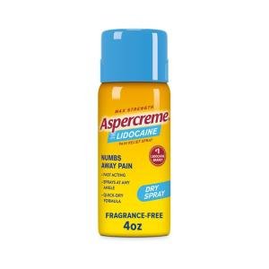 Aspercreme Lidocaine Dry Spray 4 Oz
