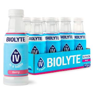 Biolyte Electrolyte Drink For Rapid Hydration, Berry, 16 Oz
