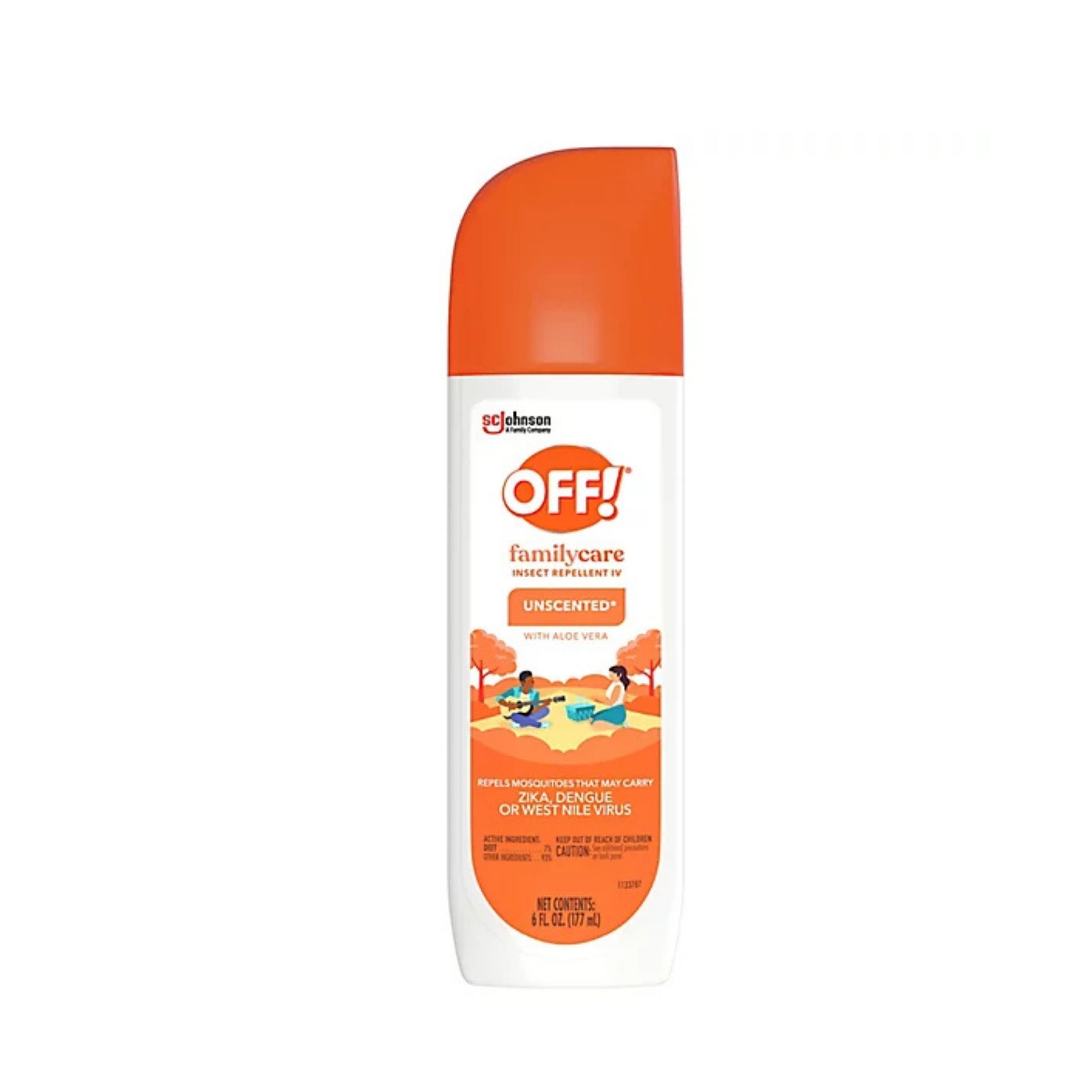 Off! Family Care Insect Repellent Spray Unscented, 6 Fl Oz