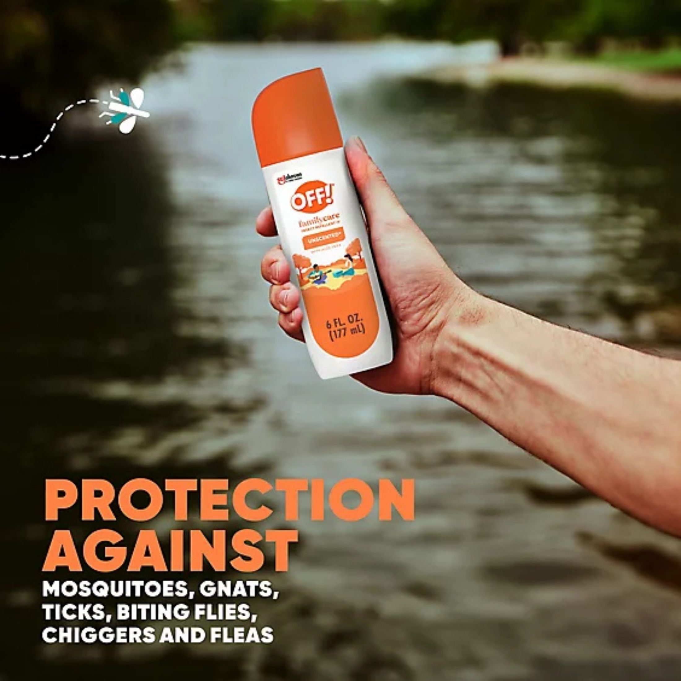Off! Family Care Insect Repellent Spray Unscented, 6 Fl Oz