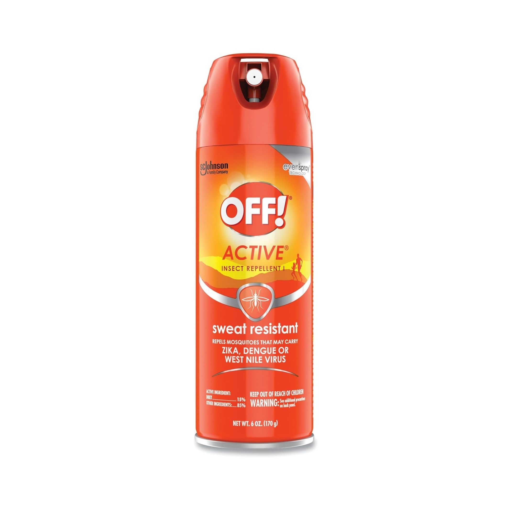 Off! Active Sweat Resistant Insect Repellent I Spray - 6 Oz