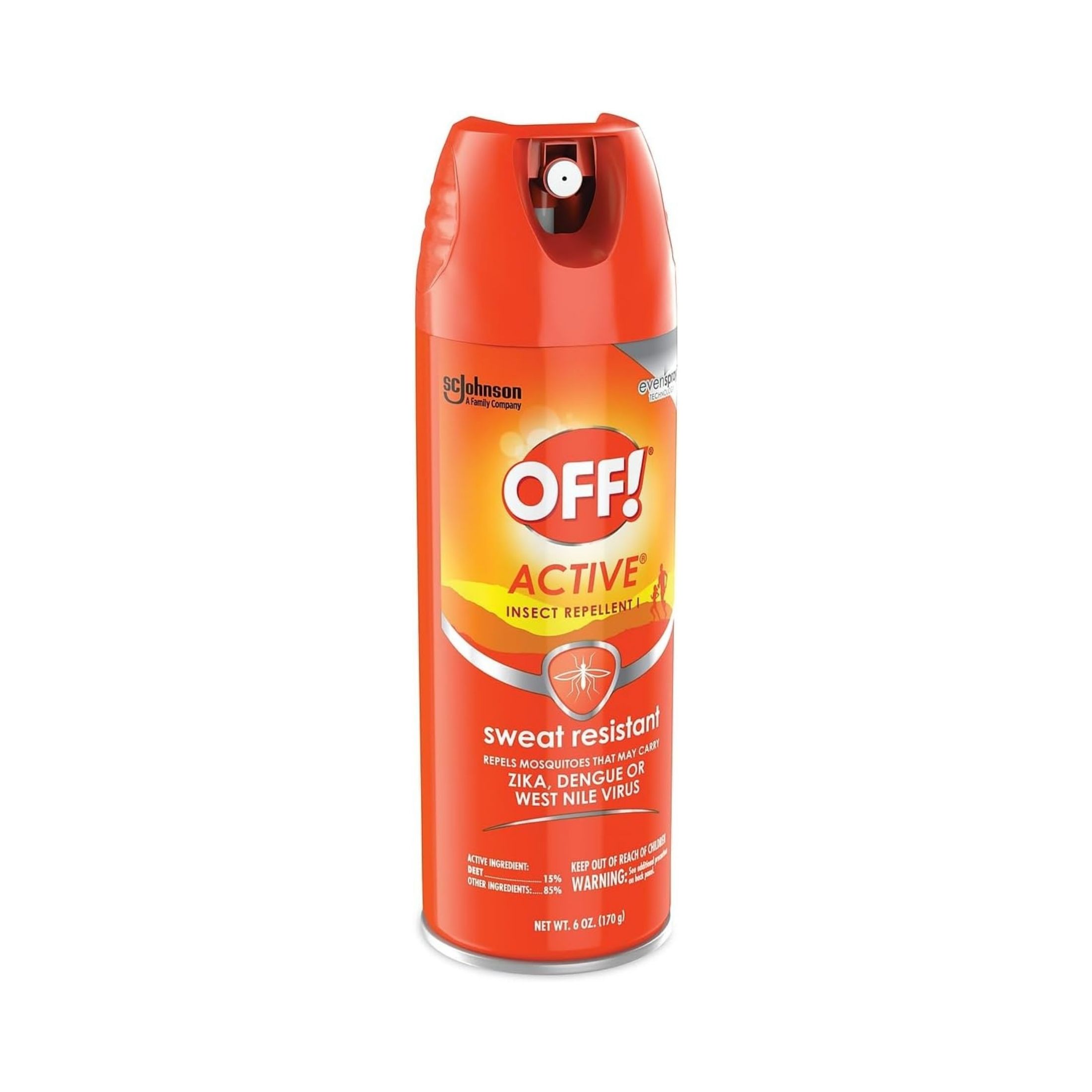 Off! Active Sweat Resistant Insect Repellent I Spray - 6 Oz