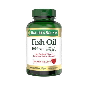 Nature's Bounty Fish Oil 1000 Mg, Rapid Release Liquid Softgels
