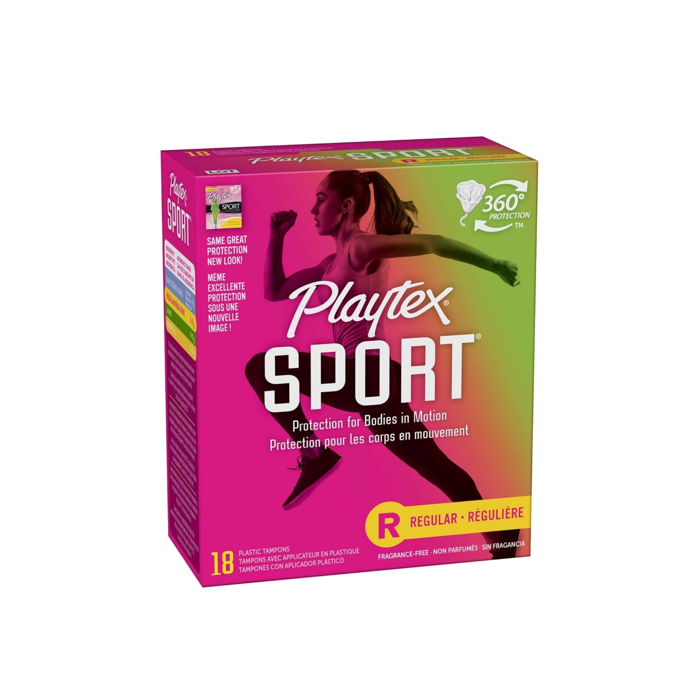 Playtex Sport Regular Plastic Applicator Tampons