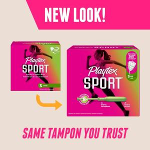 Playtex Sport Super Plastic Applicator Tampons