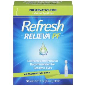 Refresh Relieva PF Lubricant Eye Drops 30 Vials