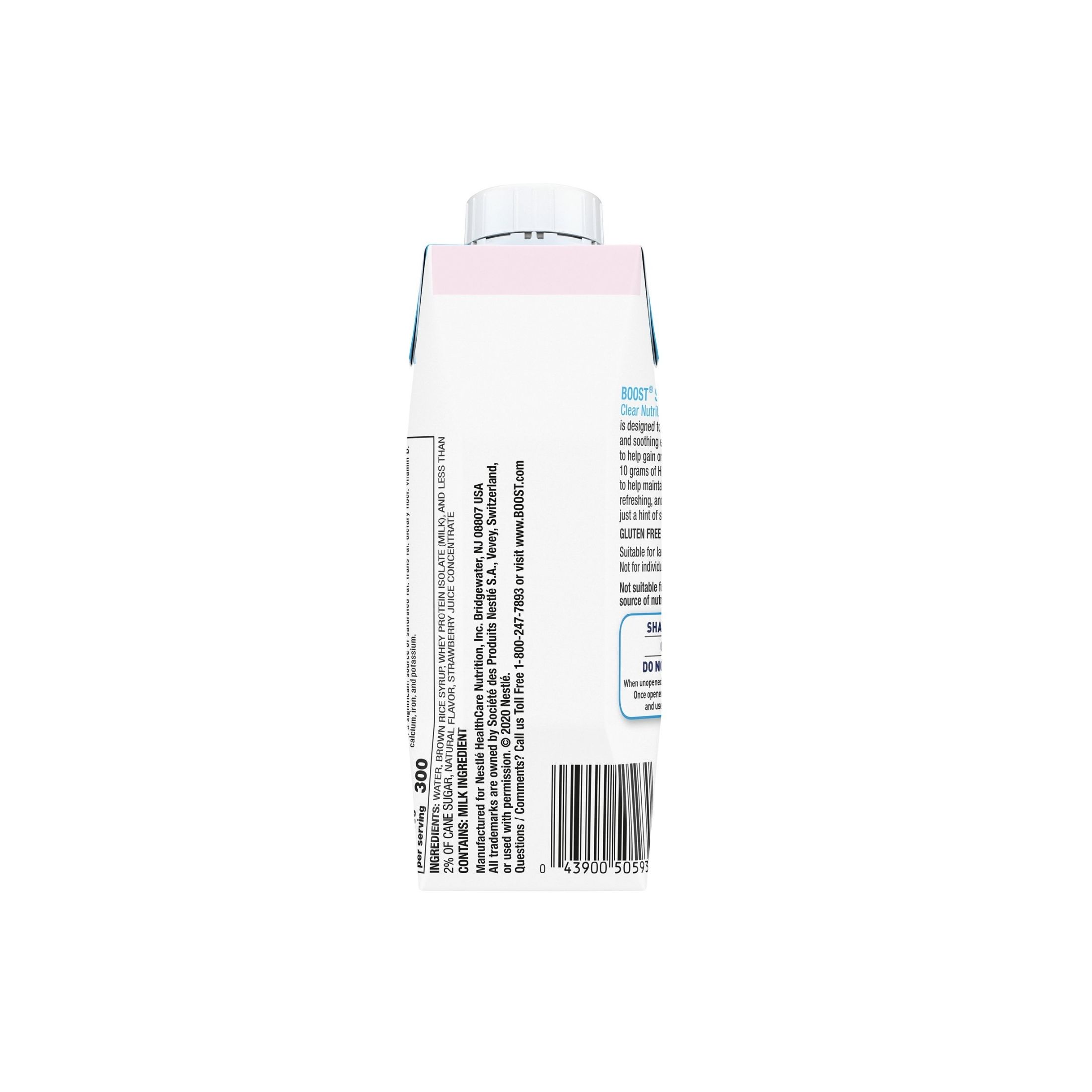 Boost® Soothe Strawberry Kiwi Oral Supplement 8 Oz. Carton Nestle Healthcare Nutrition 00043900769462