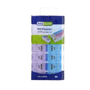 Ezy Dose Weekly AM/PM Travel Pill Planner, Small