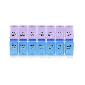 Ezy Dose Weekly AM/PM Travel Pill Planner, Small