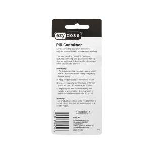 Ezy Dose Pill Container, Keychain Fob