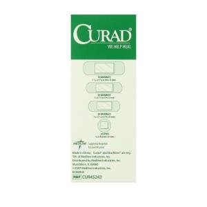 Curad Sheer Adhesive Bandages, Clear