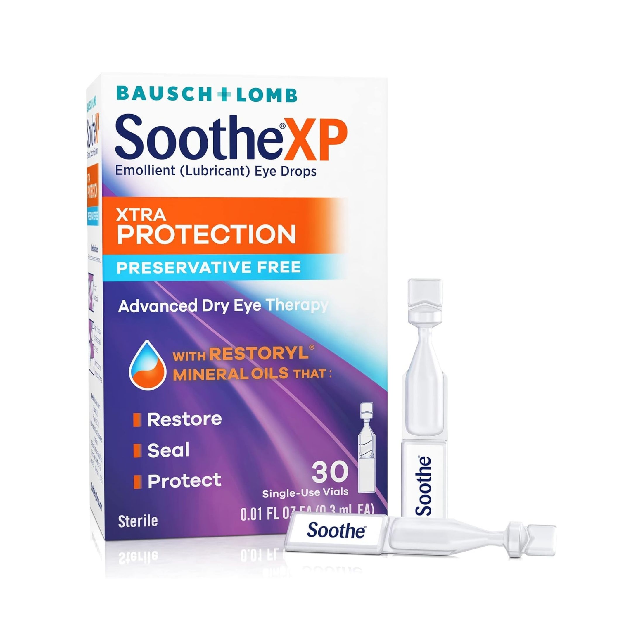 Soothe XP Preservative Free Lubricant Eye Drops - 0.3ml