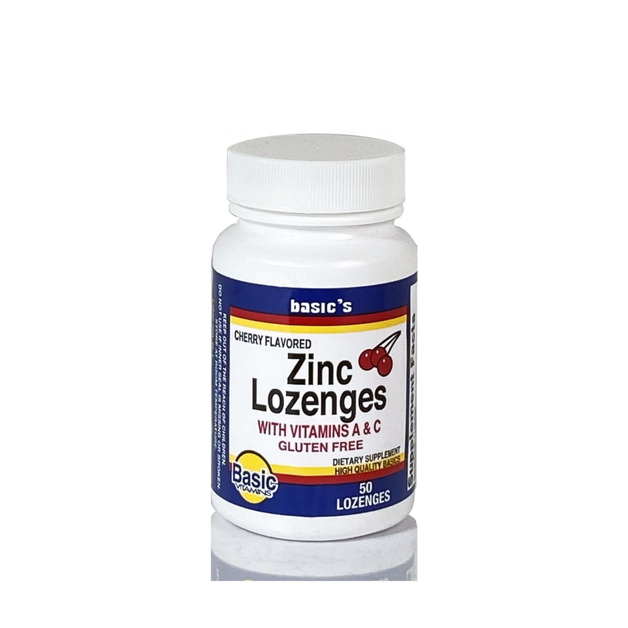 Basic Vitamins Zinc Lozenges With A And C