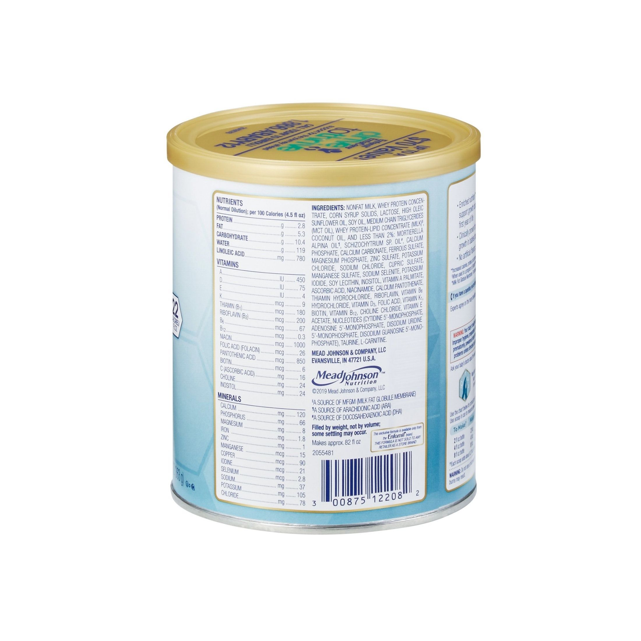 Enfamil Infant Formula, Milk Based Powder With Iron 13.6 Oz