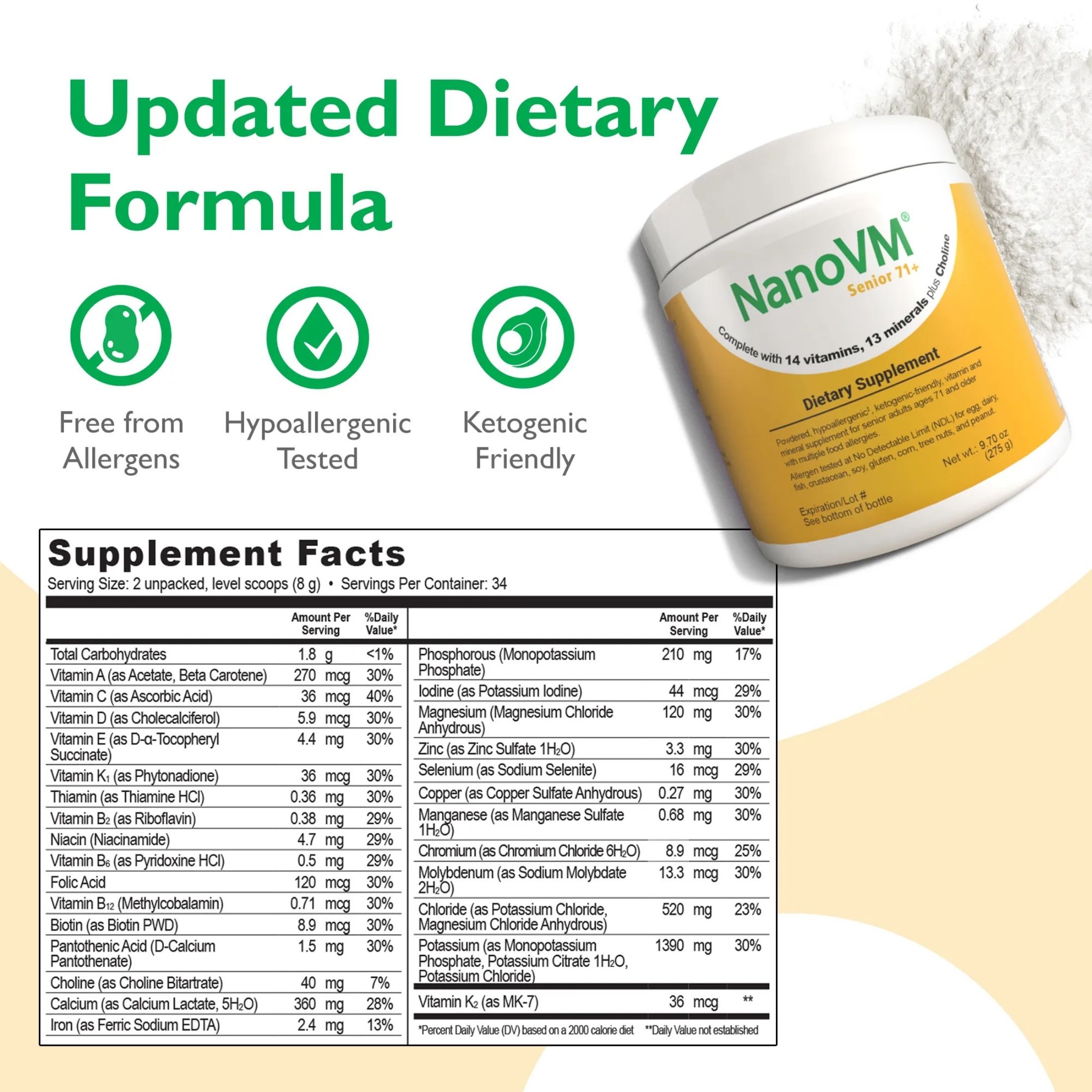 NanoVM Senior 275 Gm