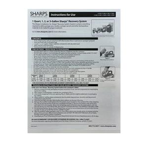Sharps Compliance Recovery System Mailback Container, 3 Gallon, 17 X 6 X 9 Inch MK