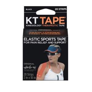 KT Tape Original Cotton Black Kinesiology Therapeutic